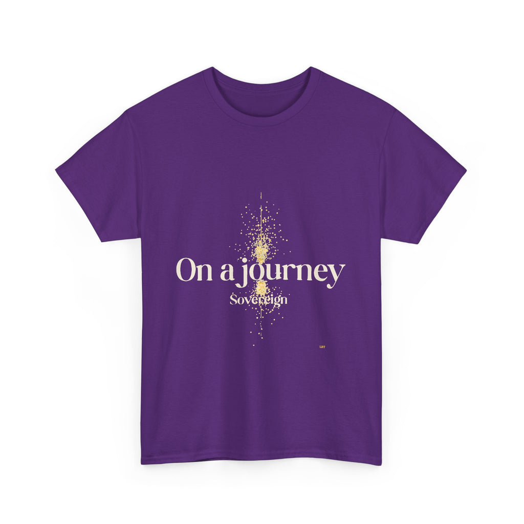 Journey Graphic Tee — "On a Journey" Inspirational White T‑Shirt
