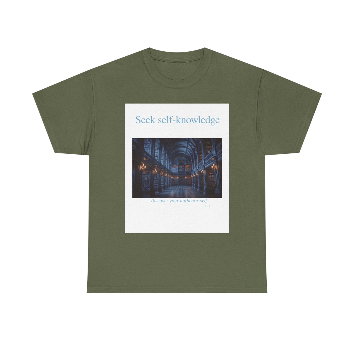 Seek Self-Knowledge T-Shirt — Moody Library Photo Graphic Tee