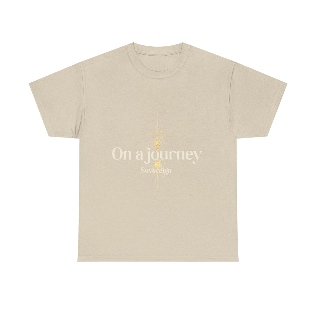 Journey Graphic Tee — "On a Journey" Inspirational White T‑Shirt