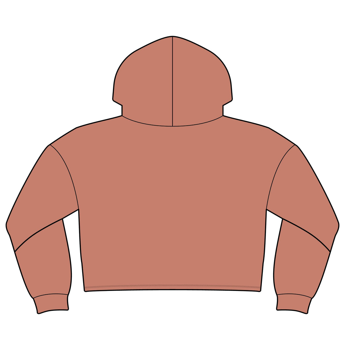 Women's Perfect Tri Midi Long Sleeve Hoodie