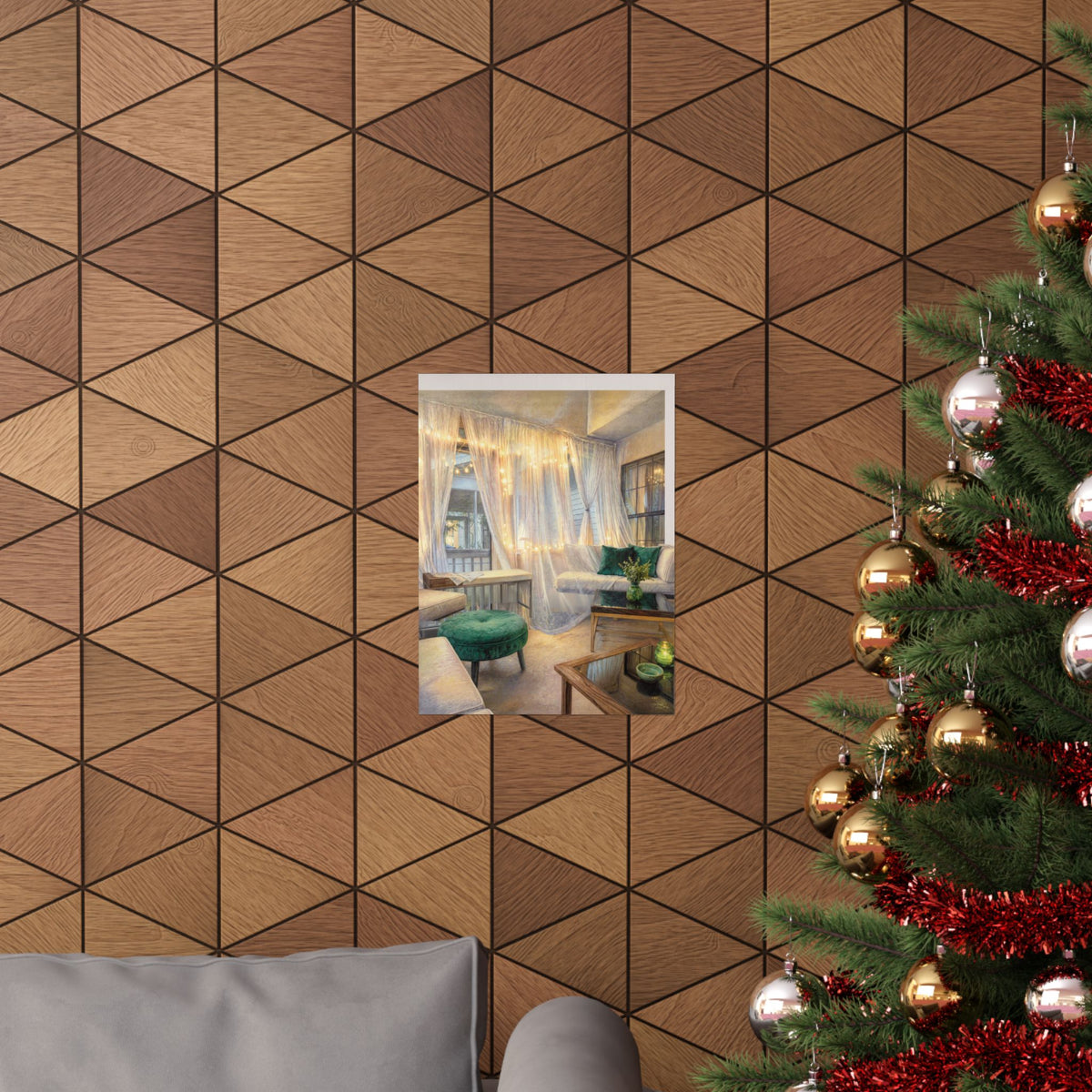 Garden Daydream – Serene Patio Wall Art Poster