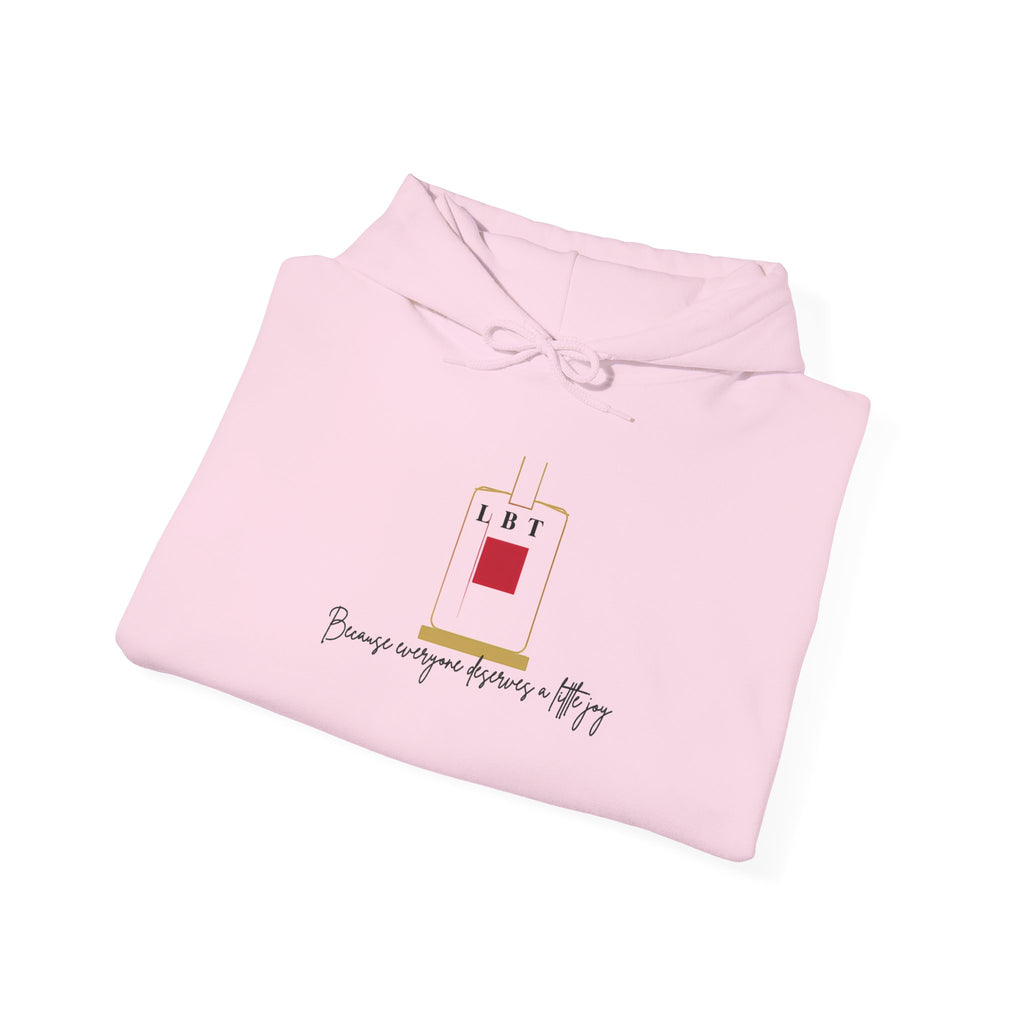 LBT Minimalist Logo Hoodie — "Because someone deserves it" Graphic