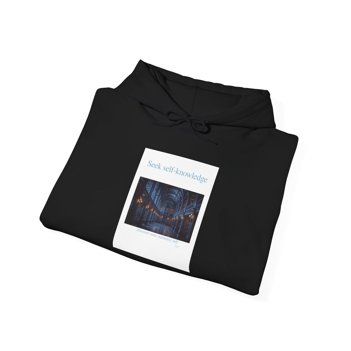 Seek Self-Knowledge Hoodie — Mystic Library Graphic Sweatshirt