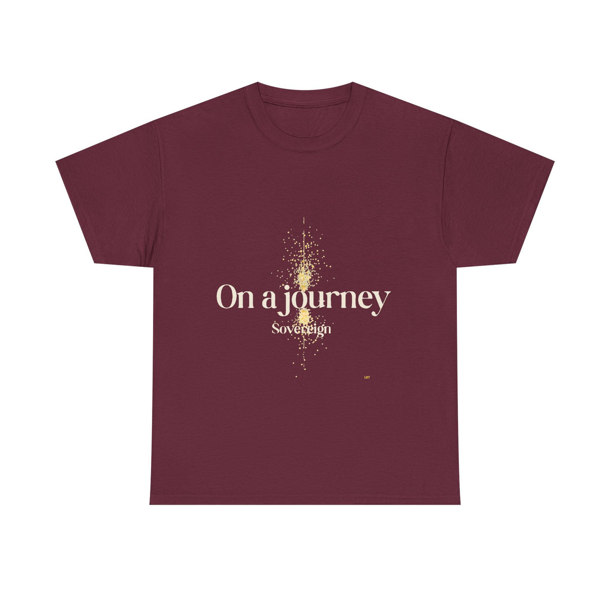 Journey Graphic Tee — "On a Journey" Inspirational White T‑Shirt