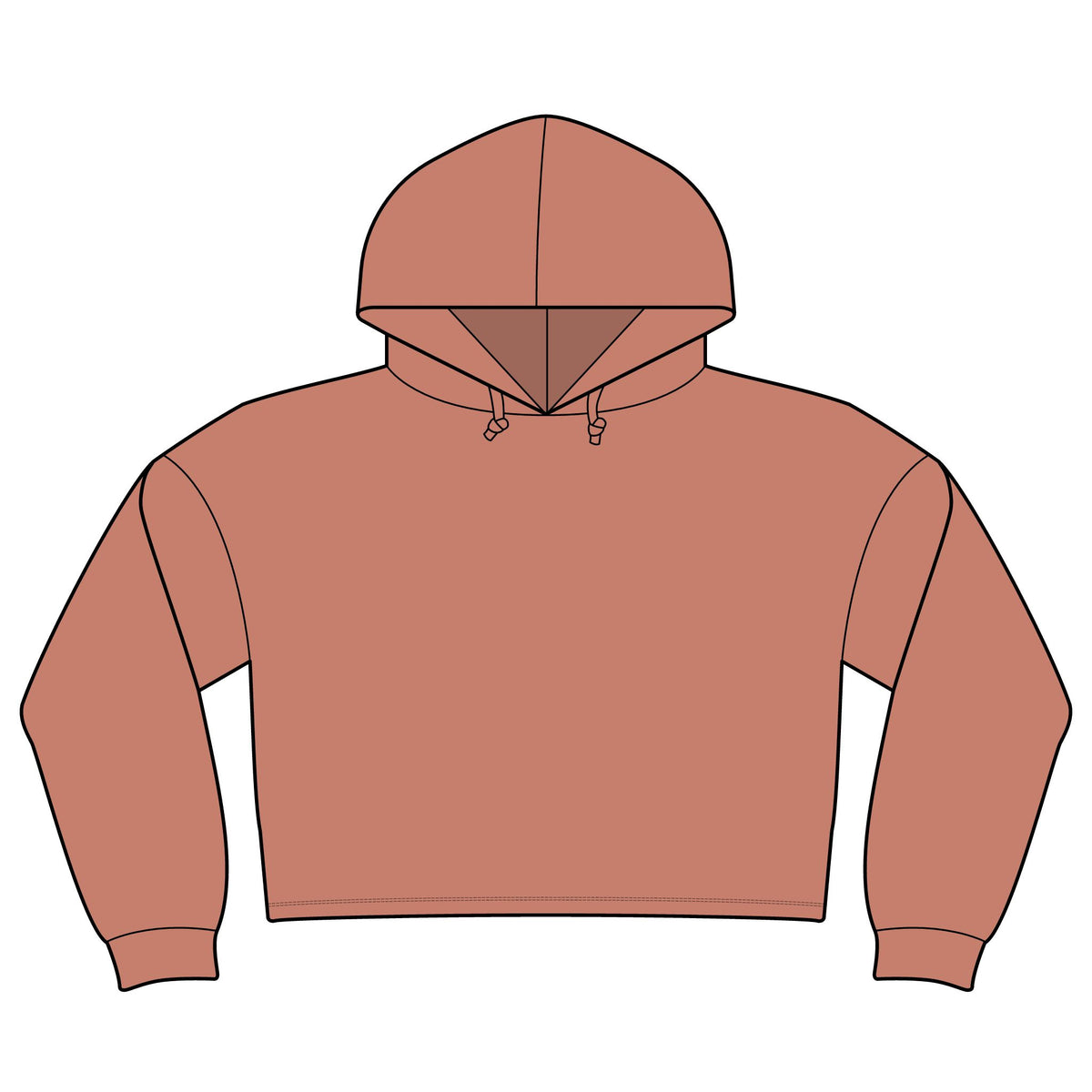 Women's Perfect Tri Midi Long Sleeve Hoodie