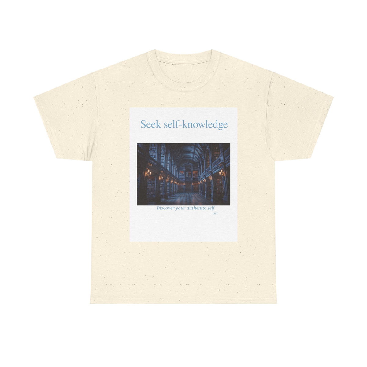 Seek Self-Knowledge T-Shirt — Moody Library Photo Graphic Tee