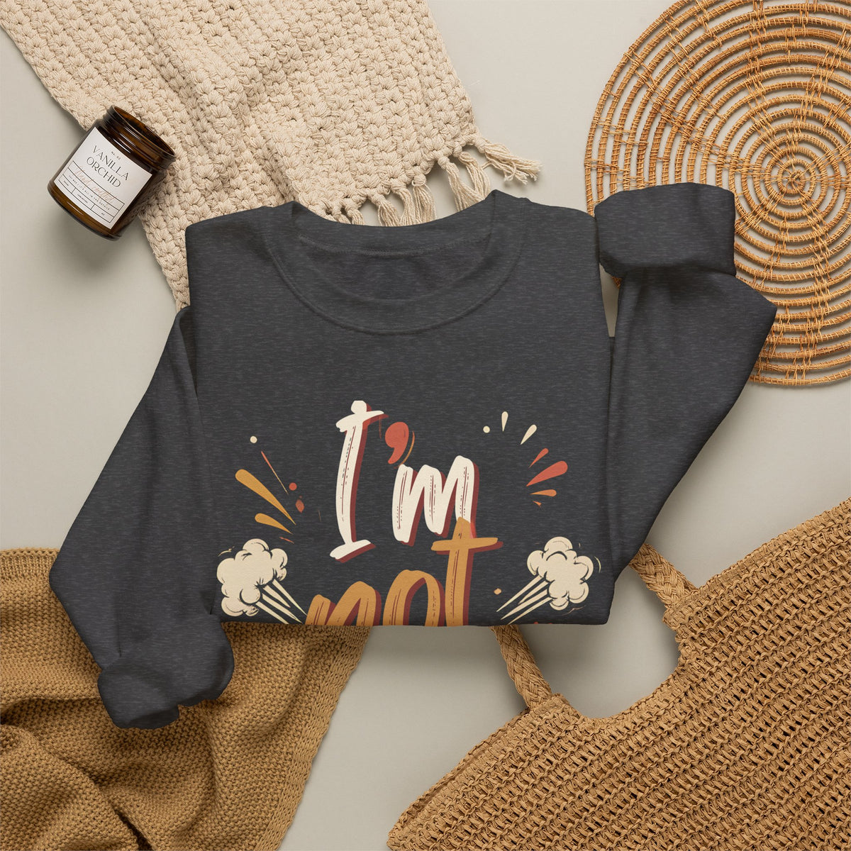 I’m not Pressed Crewneck Sweatshirt
