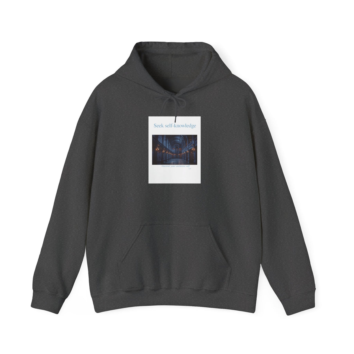 Seek Self-Knowledge Hoodie — Mystic Library Graphic Sweatshirt