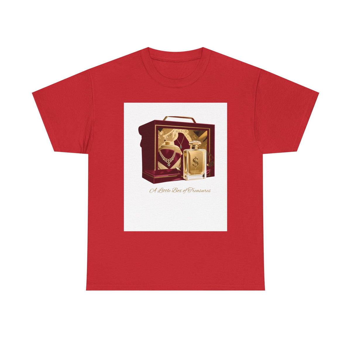 Red Jewelry Box Cotton Tee