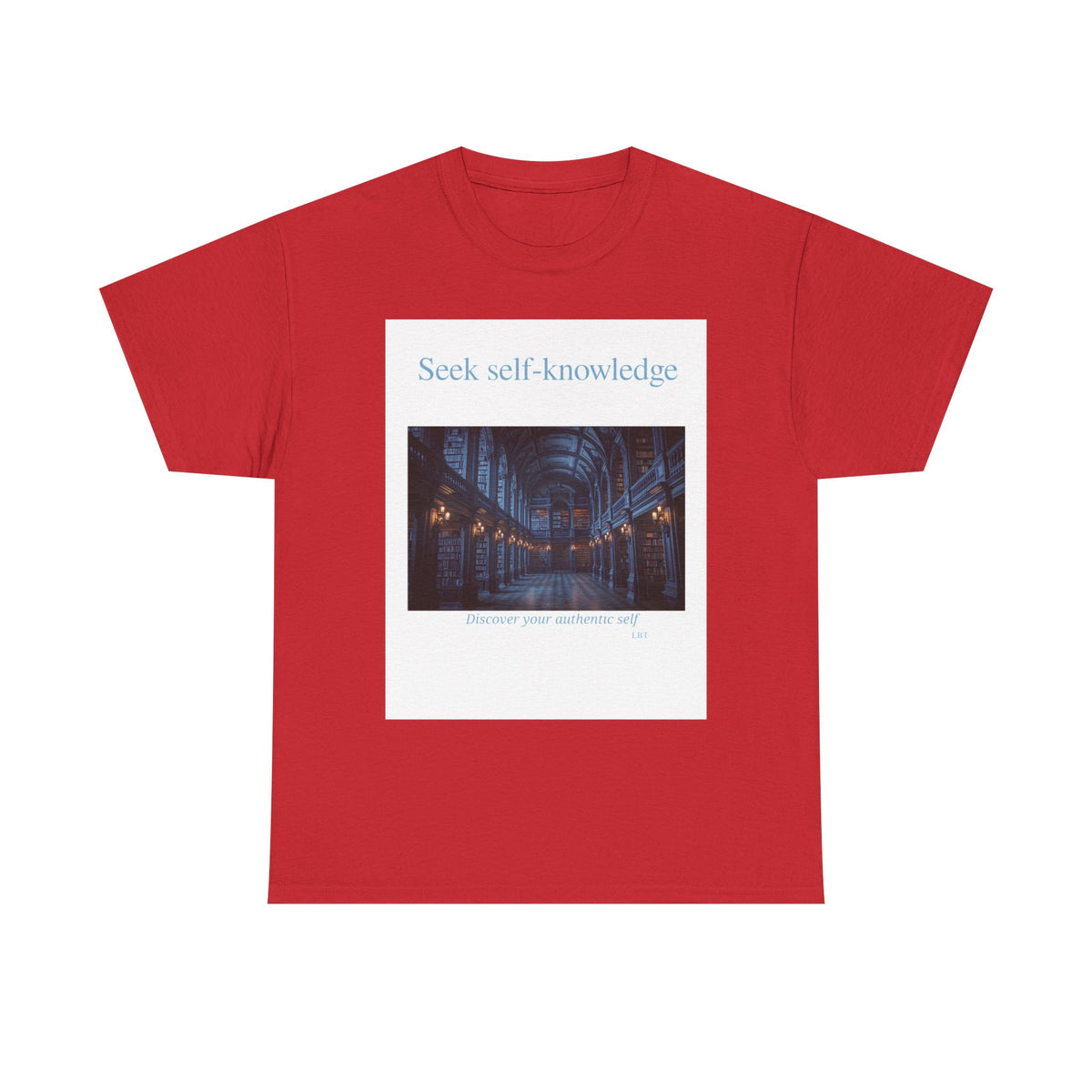 Seek Self-Knowledge T-Shirt — Moody Library Photo Graphic Tee