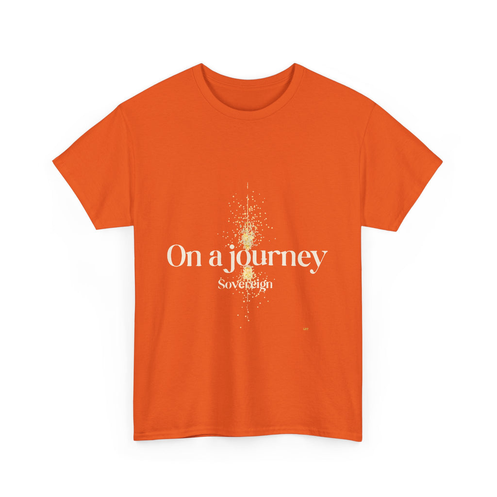 Journey Graphic Tee — "On a Journey" Inspirational White T‑Shirt