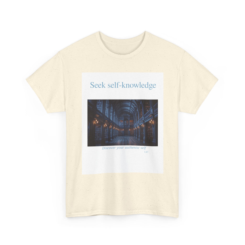 Seek Self-Knowledge T-Shirt — Moody Library Photo Graphic Tee
