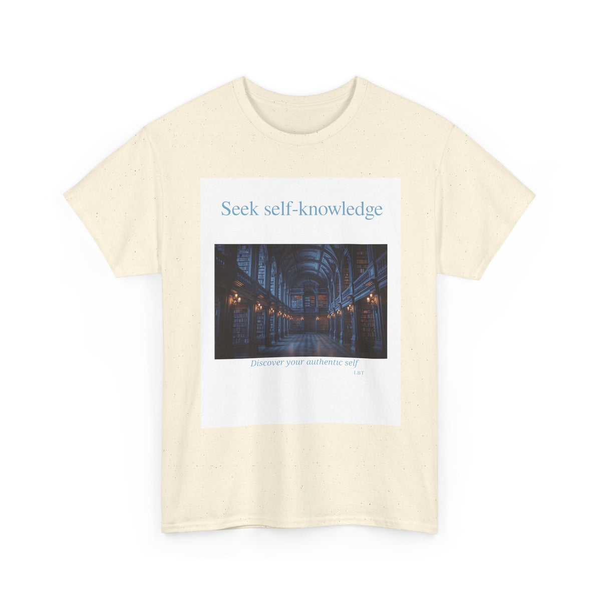 Seek Self-Knowledge T-Shirt — Moody Library Photo Graphic Tee