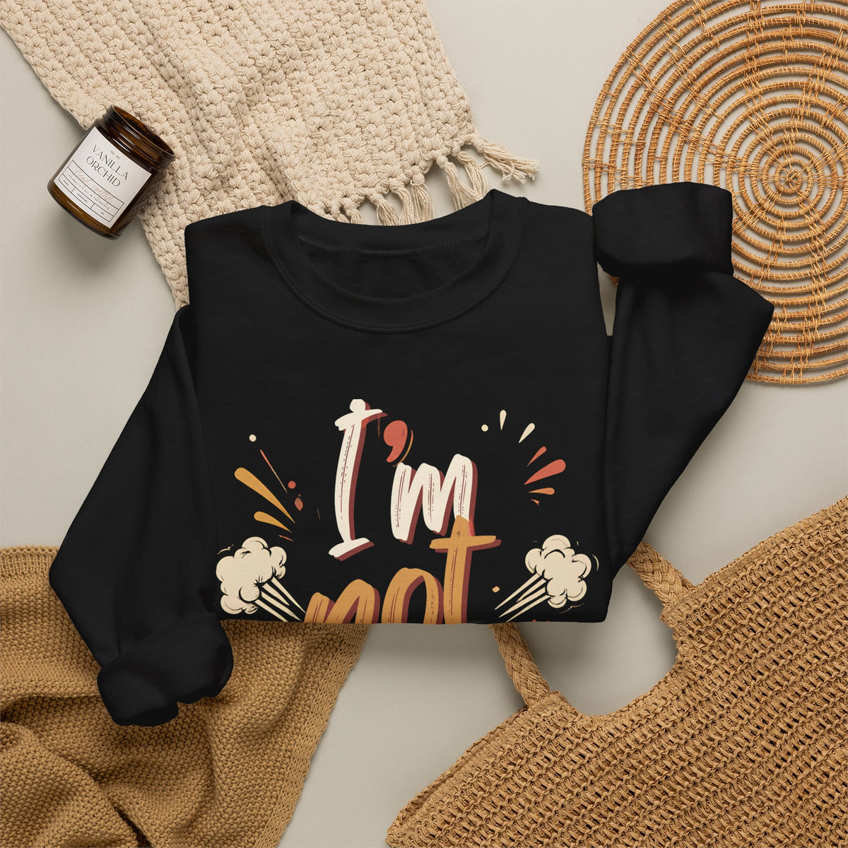 I’m not Pressed Crewneck Sweatshirt