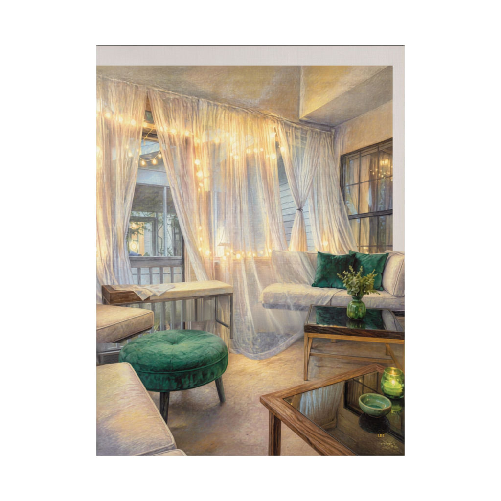 Garden Daydream – Serene Patio Wall Art Poster