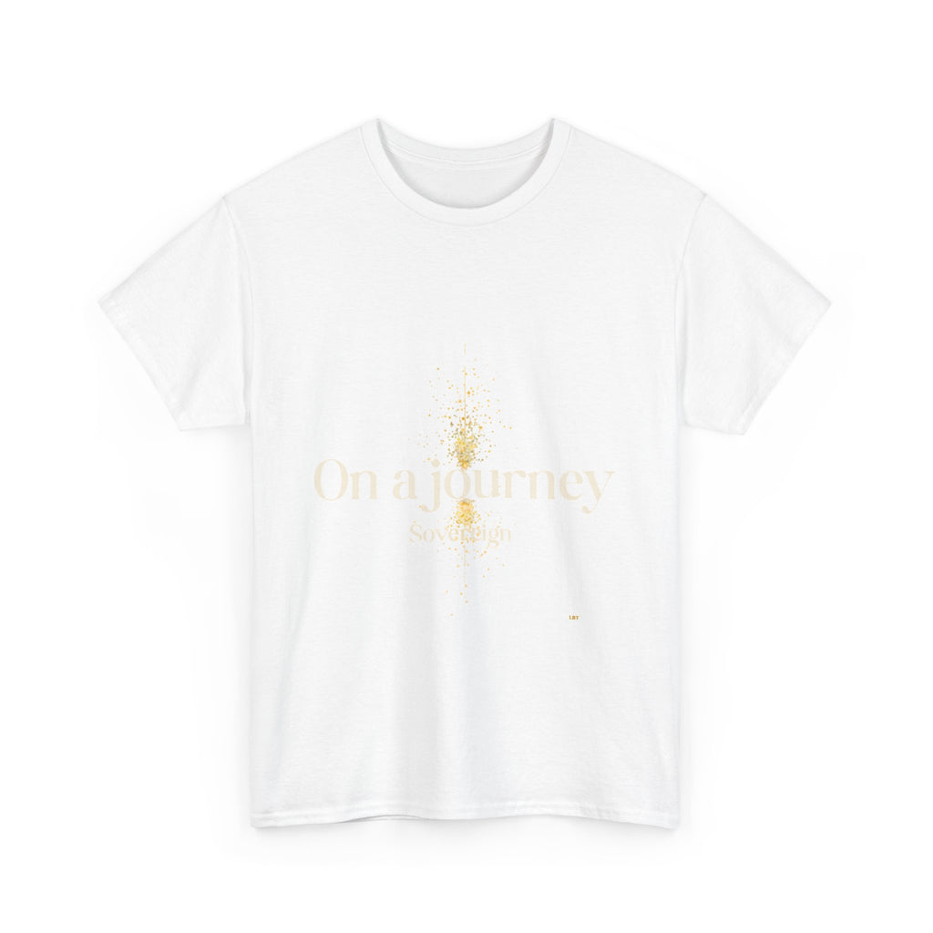 Journey Graphic Tee — "On a Journey" Inspirational White T‑Shirt