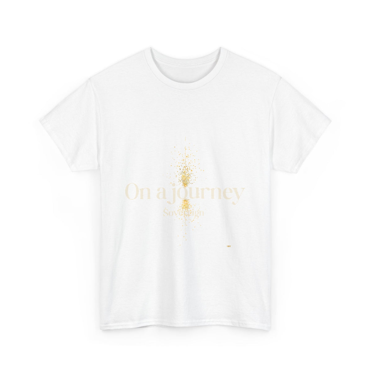 Journey Graphic Tee — "On a Journey" Inspirational White T‑Shirt