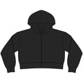 R.U.O.K Womens Relaxed Crop Zip