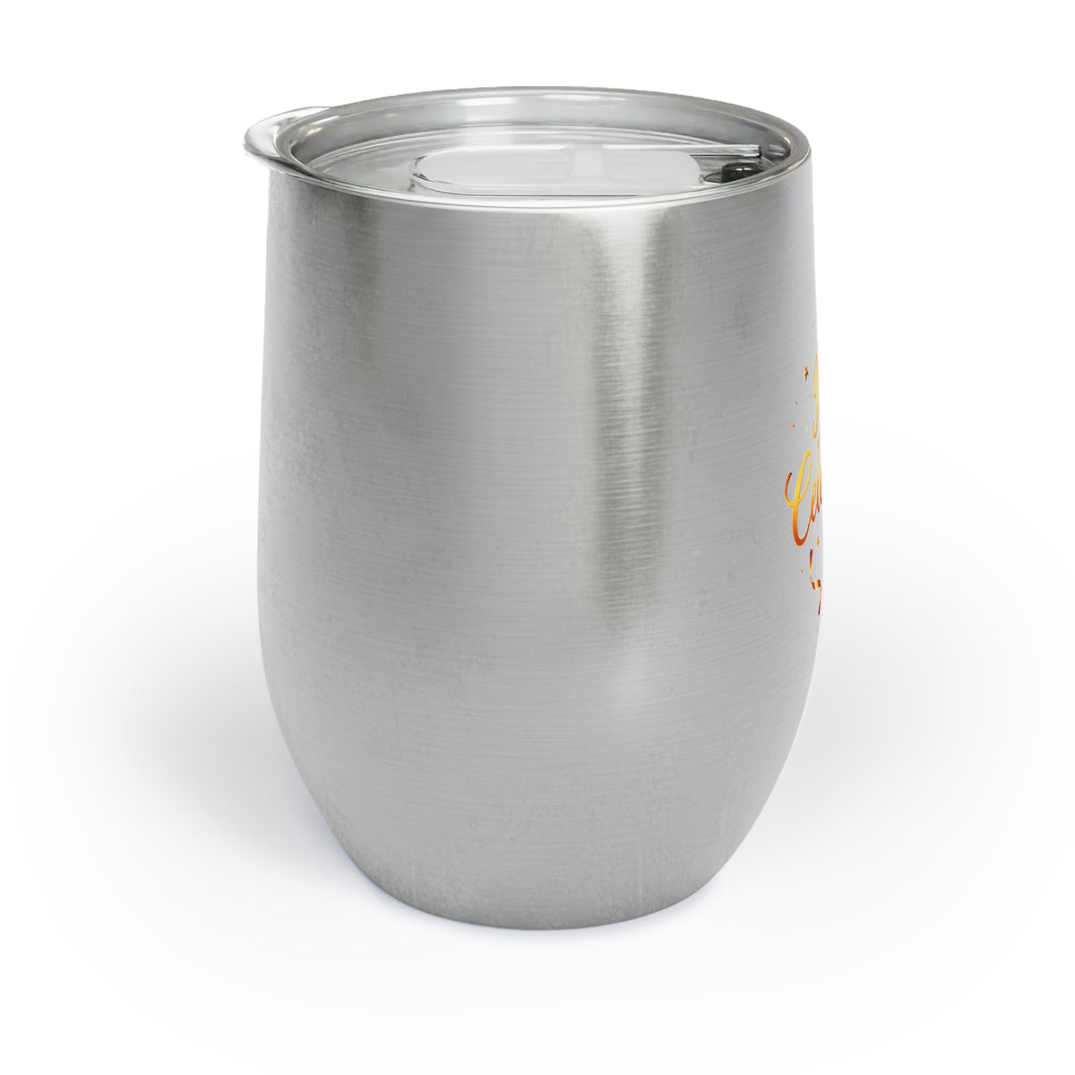 Gold Confetti Celebration – 12 oz Wine Tumbler