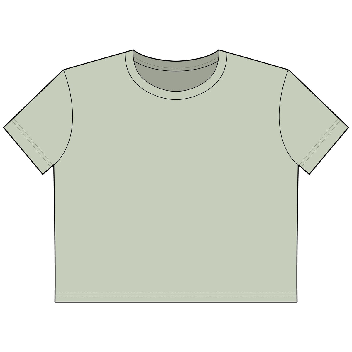 Womens Crop Tee