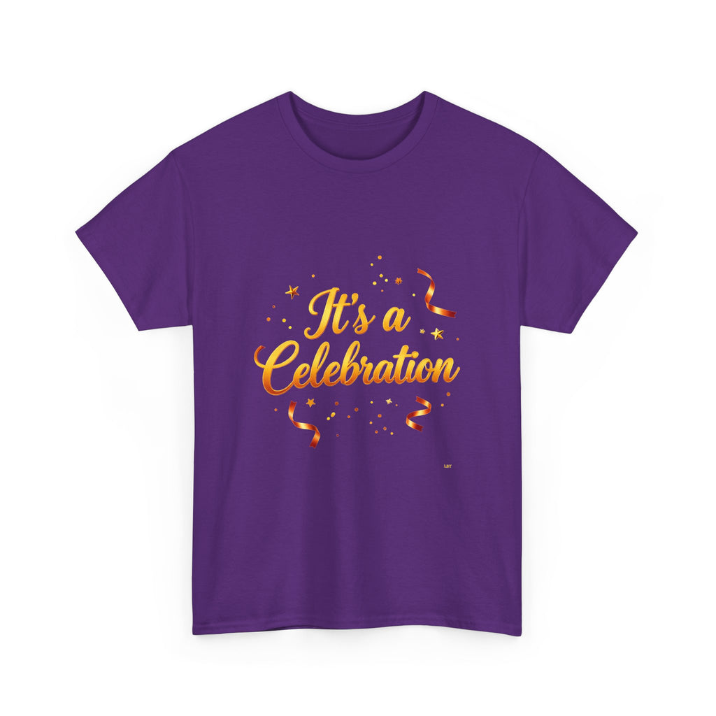 It's a Celebration T-Shirt — Confetti Party Graphic Tee