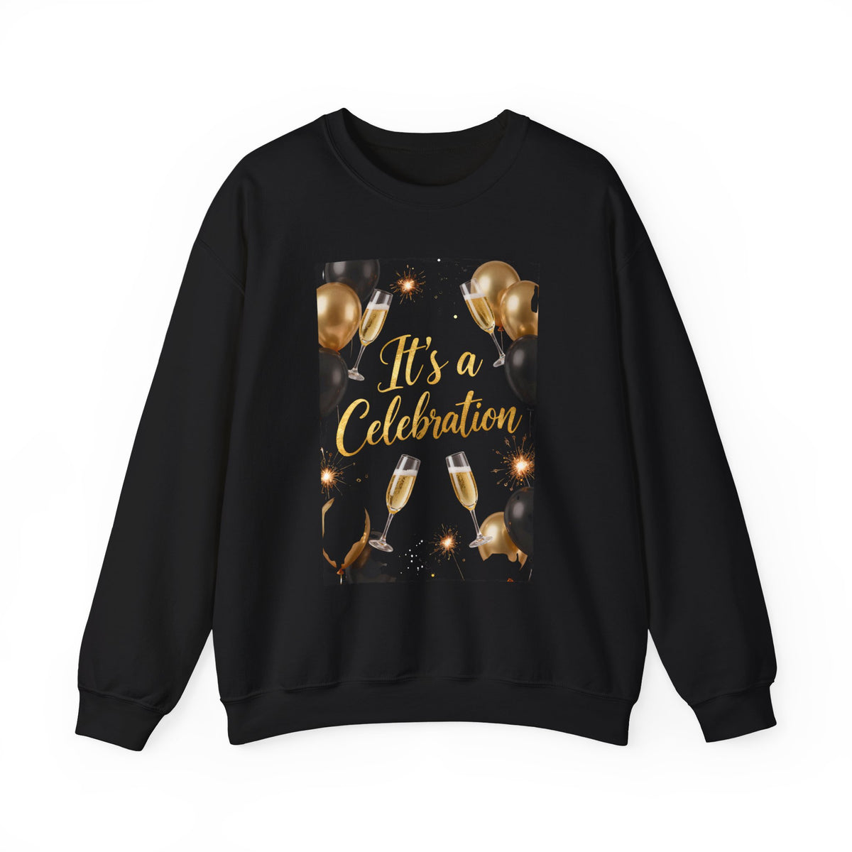 It’s a Celebration Gold & Black Sweatshirt