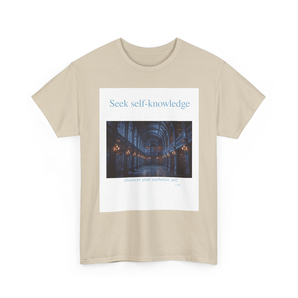 Seek Self-Knowledge T-Shirt — Moody Library Photo Graphic Tee