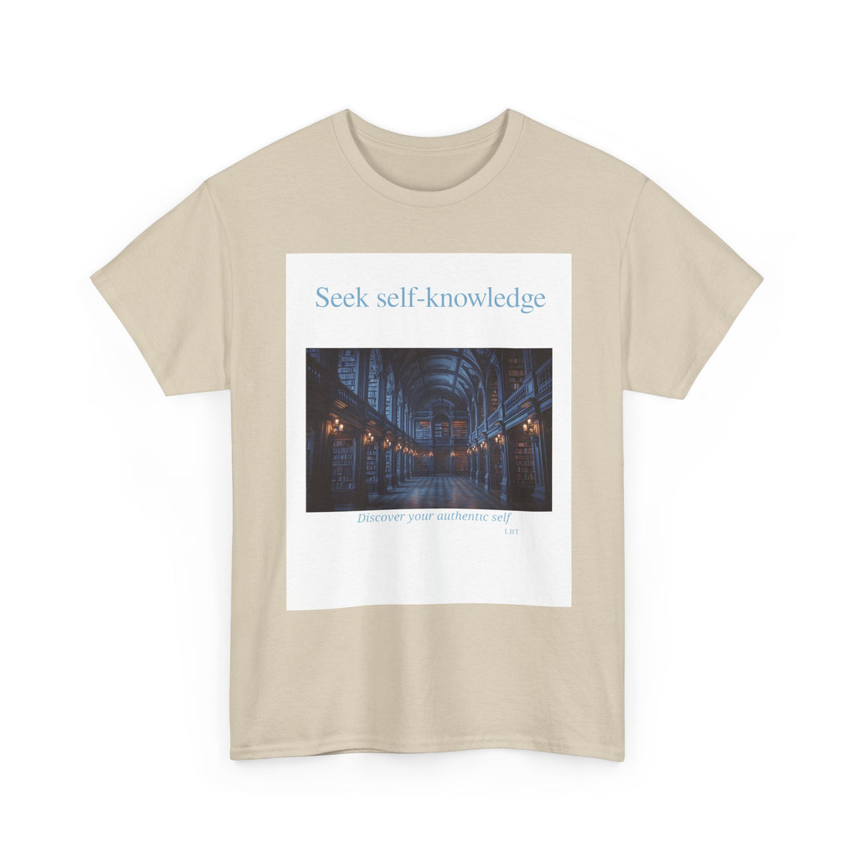 Seek Self-Knowledge T-Shirt — Moody Library Photo Graphic Tee