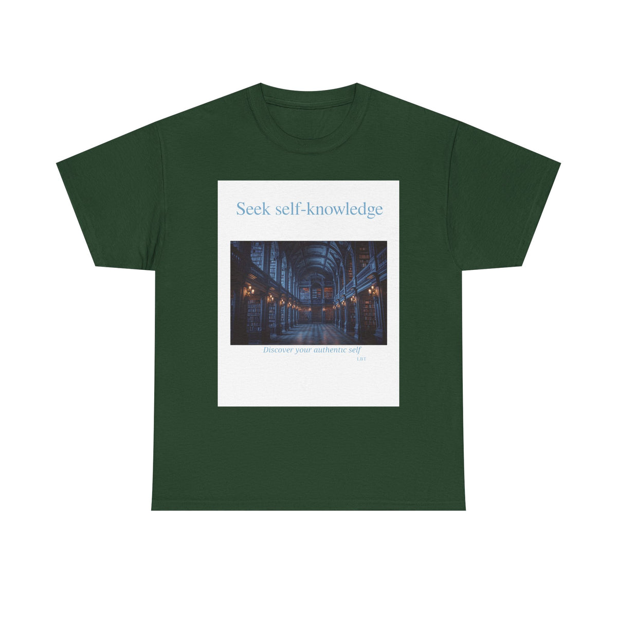Seek Self-Knowledge T-Shirt — Moody Library Photo Graphic Tee