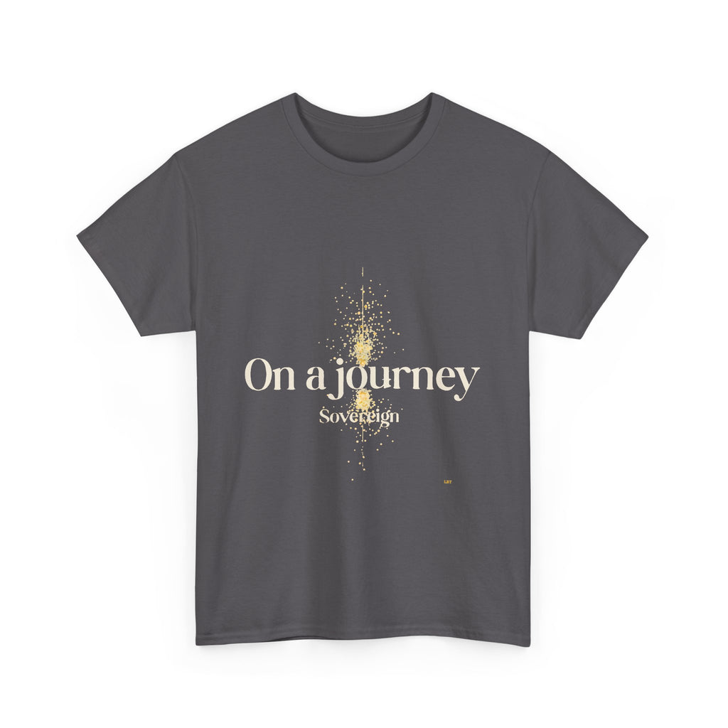Journey Graphic Tee — "On a Journey" Inspirational White T‑Shirt