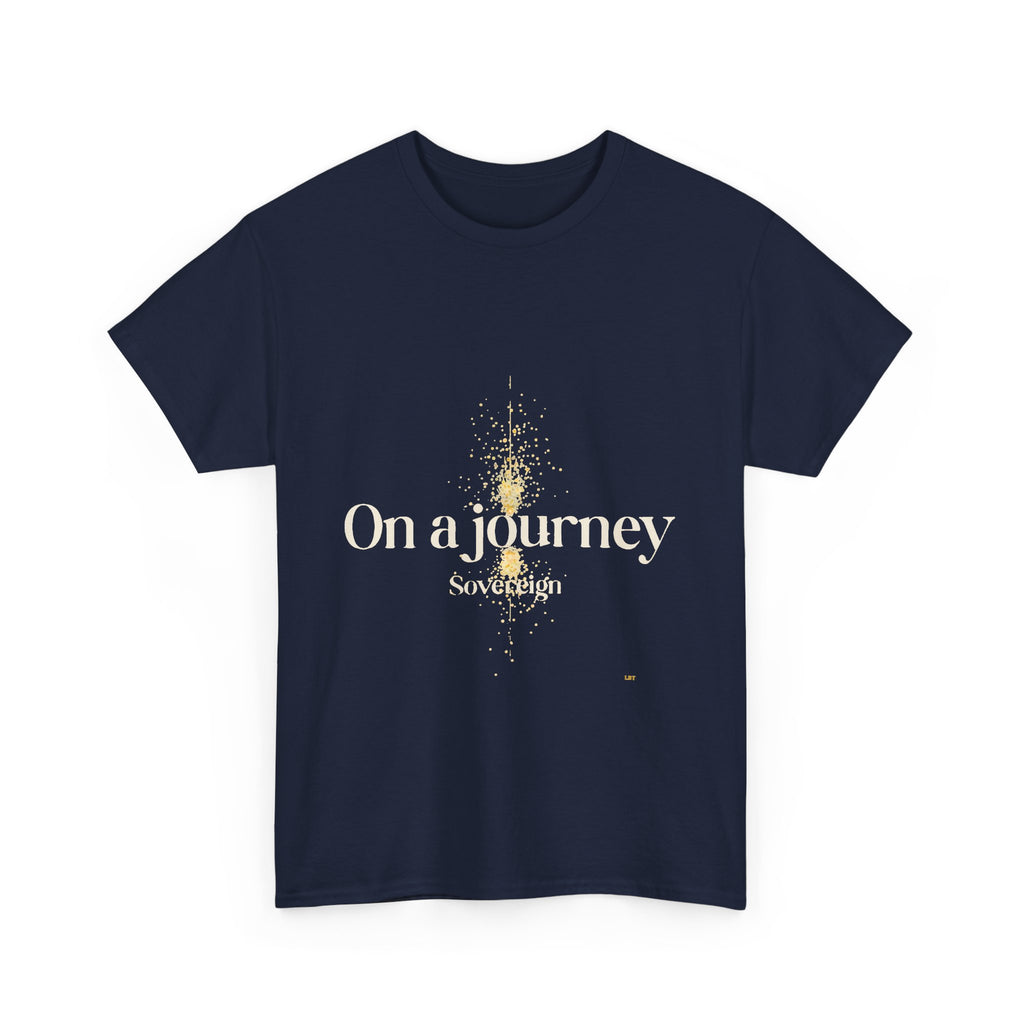 Journey Graphic Tee — "On a Journey" Inspirational White T‑Shirt