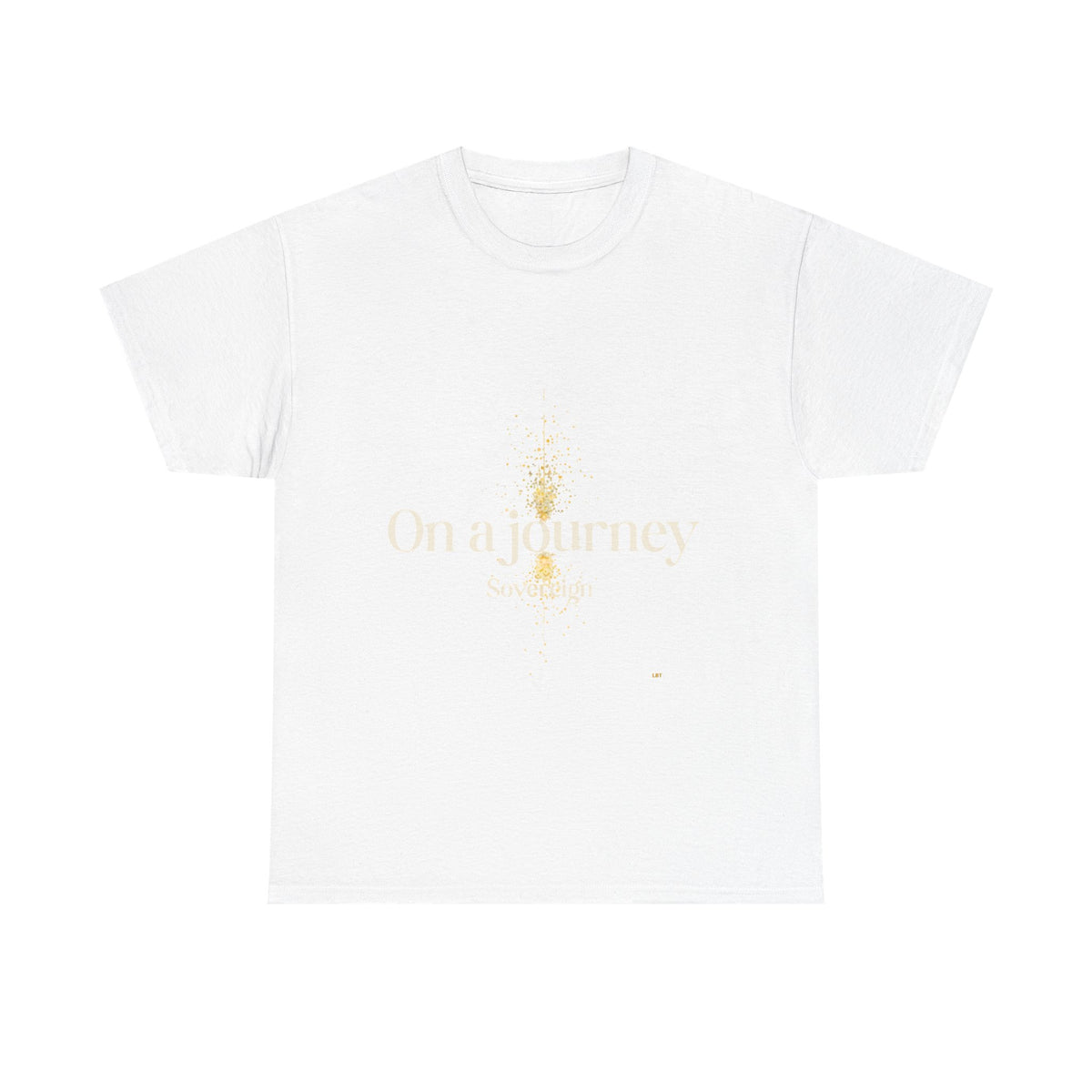 Journey Graphic Tee — "On a Journey" Inspirational White T‑Shirt