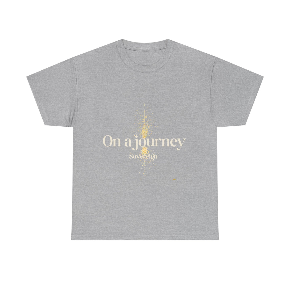 Journey Graphic Tee — "On a Journey" Inspirational White T‑Shirt