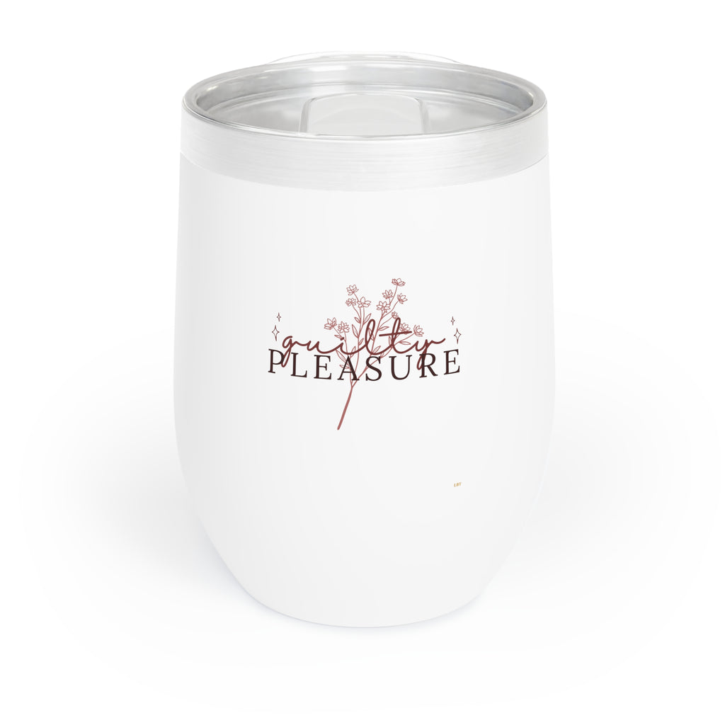 Guilty Pleasure – Fun Quote 12 oz Wine Tumbler