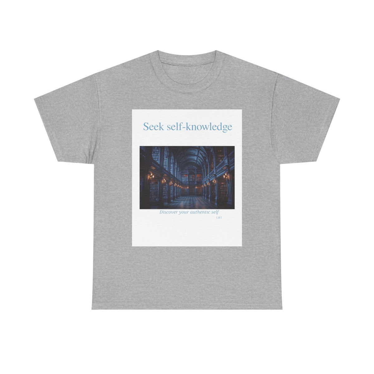Seek Self-Knowledge T-Shirt — Moody Library Photo Graphic Tee