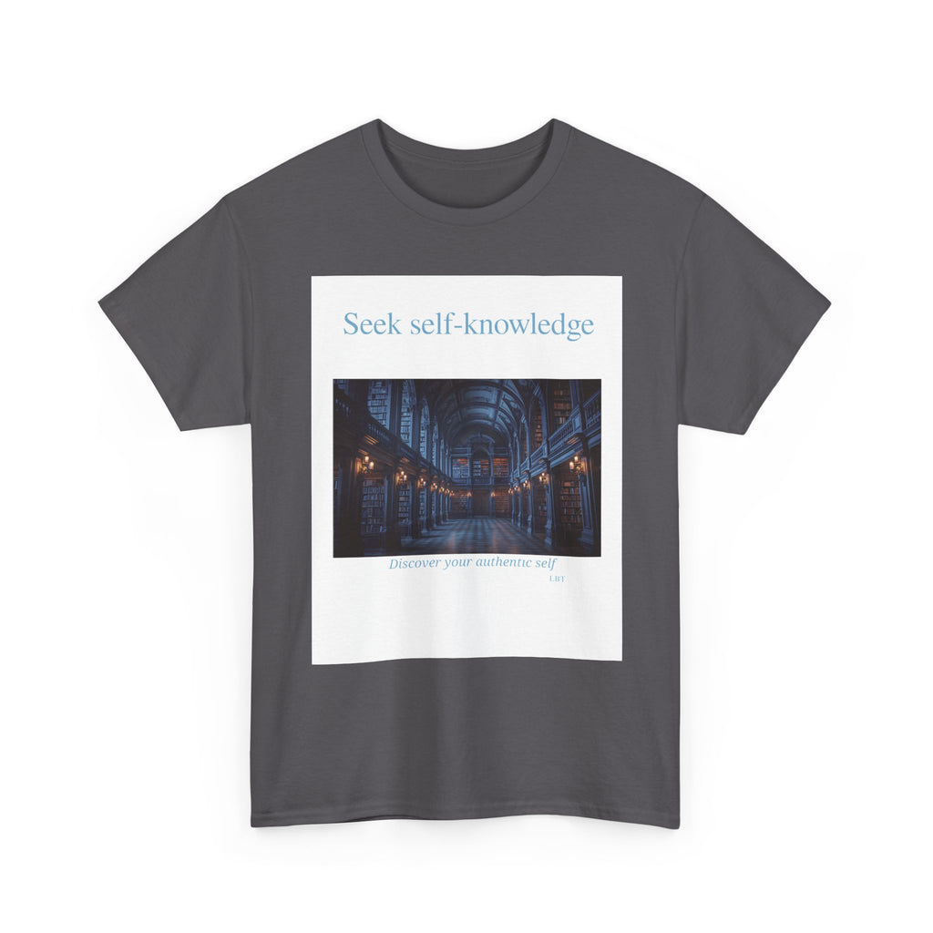 Seek Self-Knowledge T-Shirt — Moody Library Photo Graphic Tee
