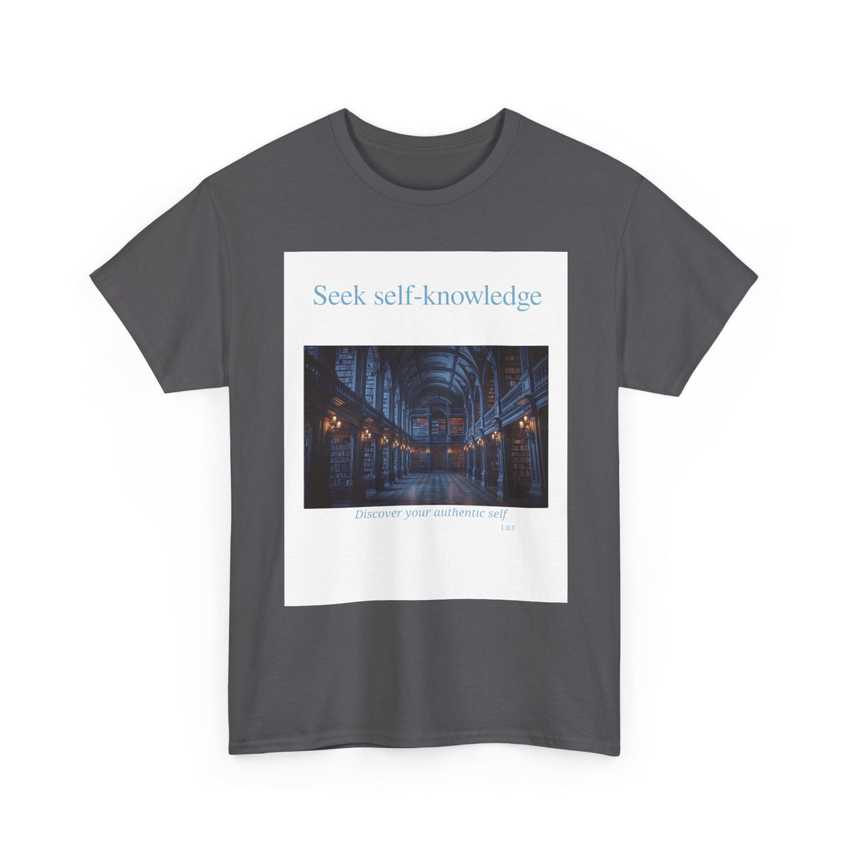 Seek Self-Knowledge T-Shirt — Moody Library Photo Graphic Tee