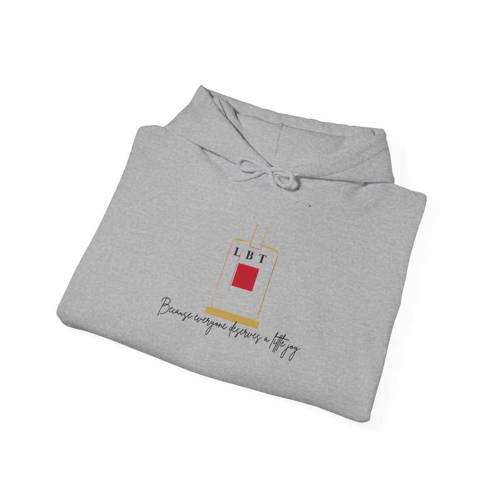 LBT Minimalist Logo Hoodie — "Because someone deserves it" Graphic