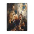 Blue Bloom Elegance – Floral Stretched Canvas Wall Art