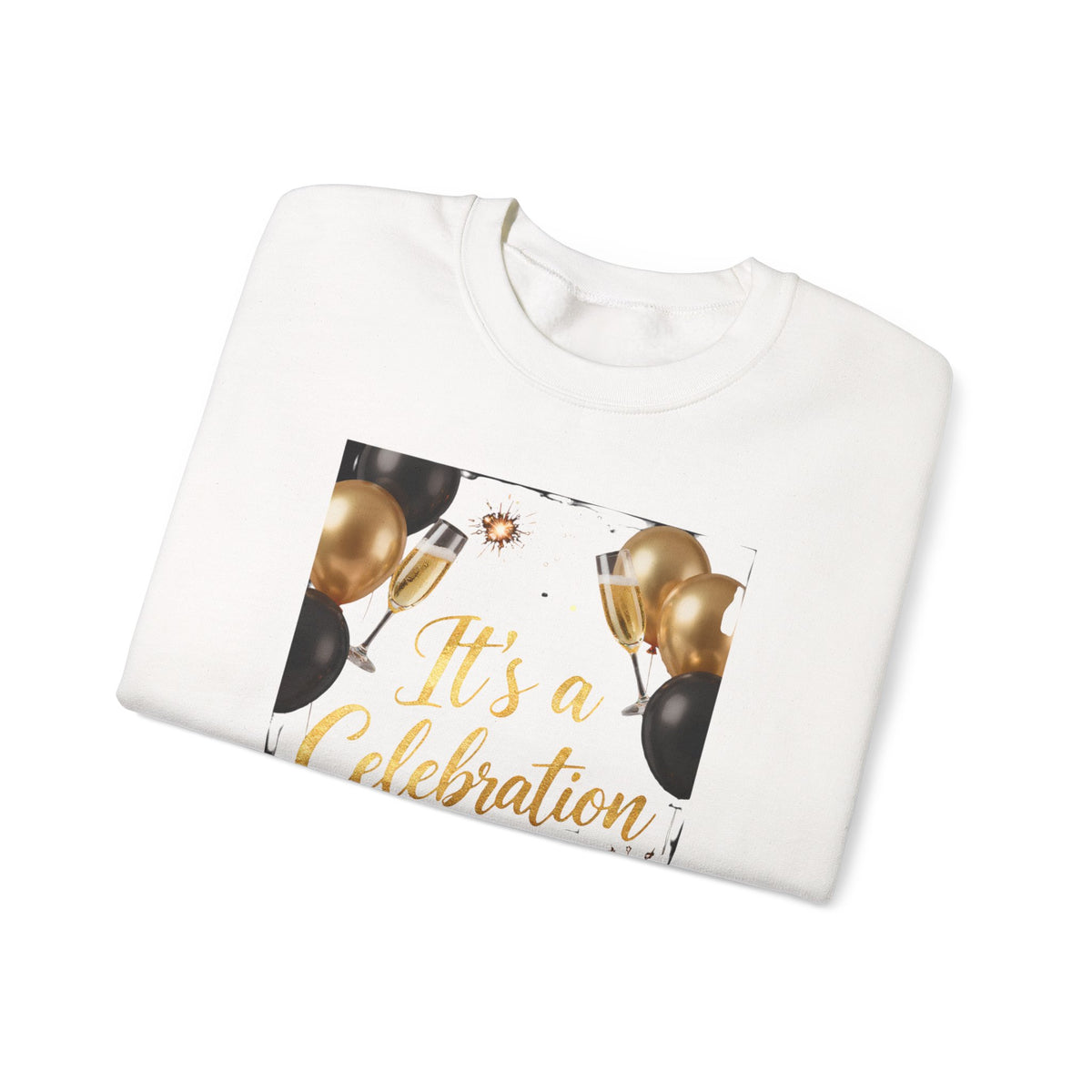 It’s a Celebration Gold & Black Sweatshirt