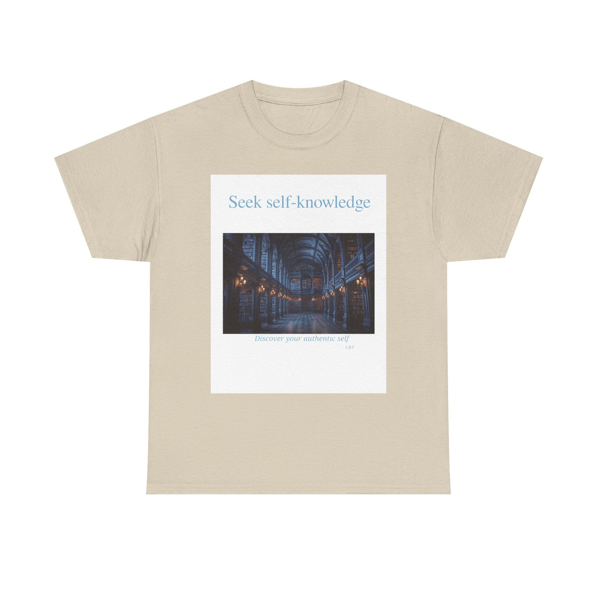 Seek Self-Knowledge T-Shirt — Moody Library Photo Graphic Tee