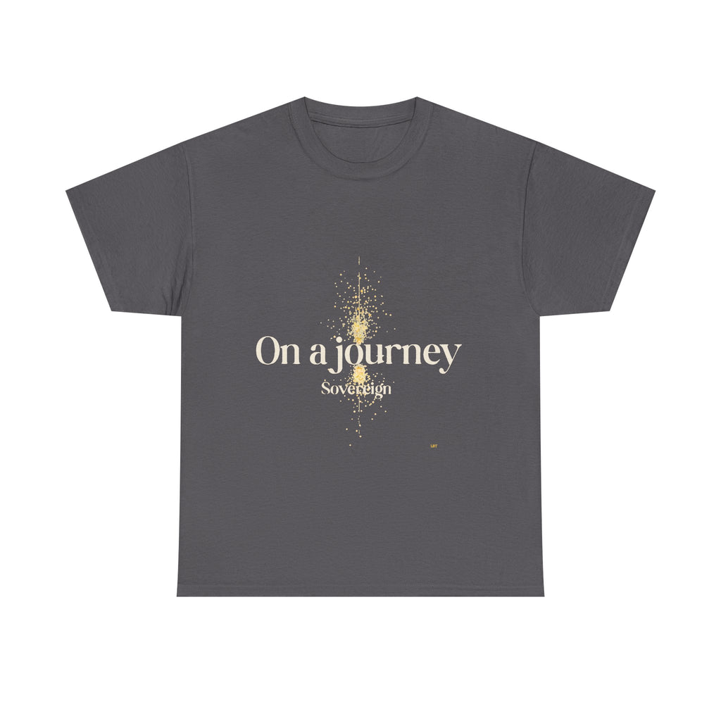 Journey Graphic Tee — "On a Journey" Inspirational White T‑Shirt
