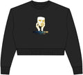 Womens Relaxed Crop Crewneck