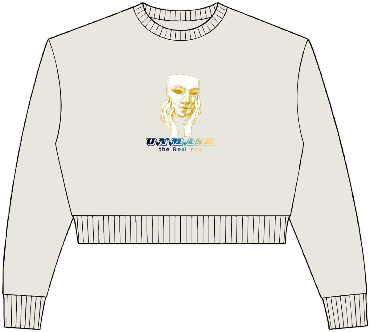 Womens Relaxed Crop Crewneck
