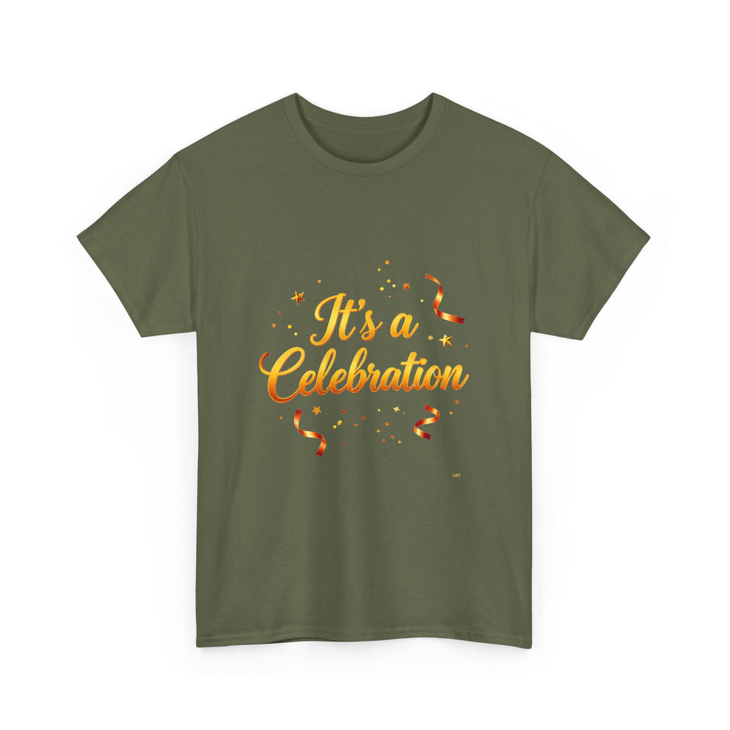 It's a Celebration T-Shirt — Confetti Party Graphic Tee