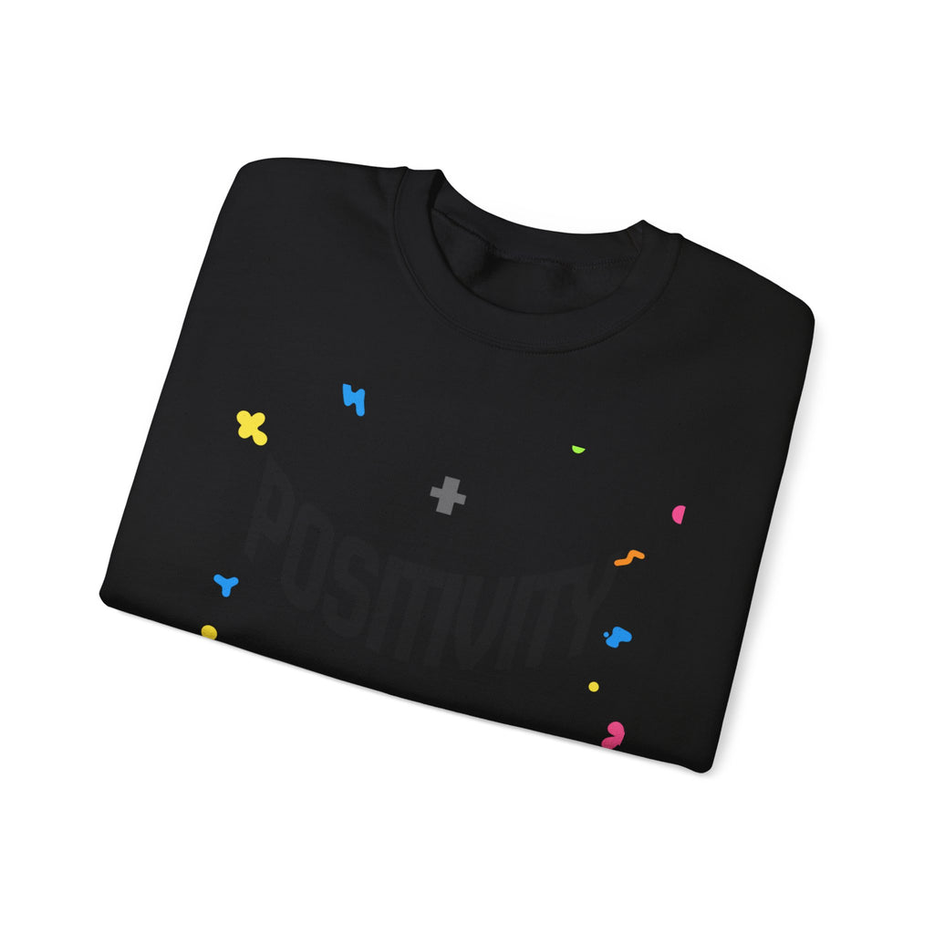 Positivity Crewneck Sweatshirt – "Have You Had Your Plus Sign Today" Motivational Pullover