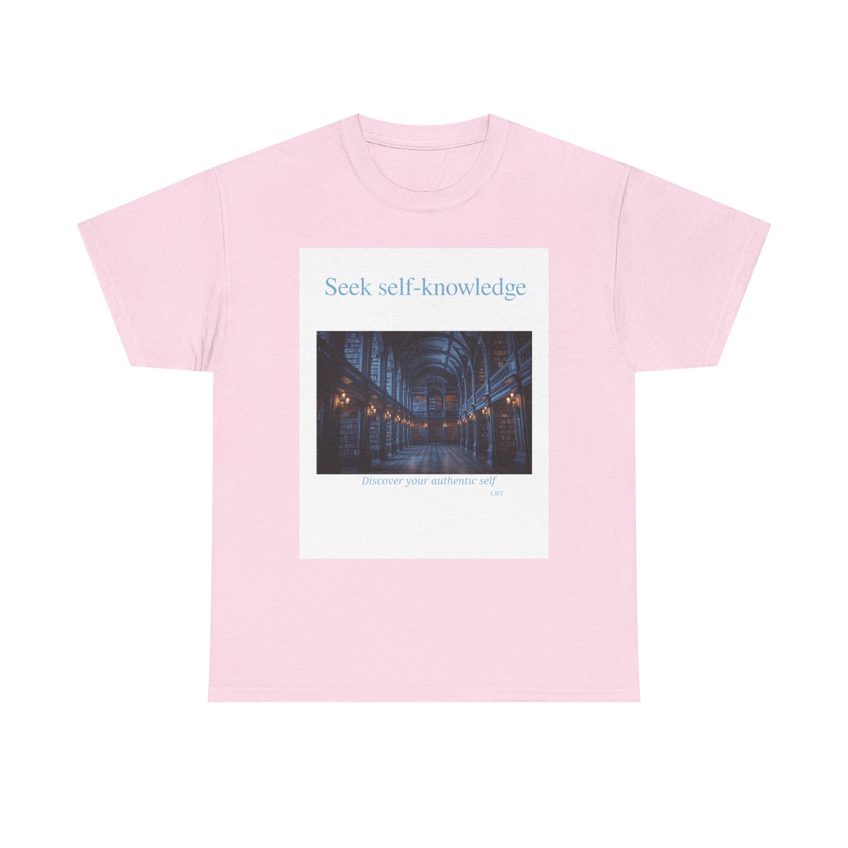 Seek Self-Knowledge T-Shirt — Moody Library Photo Graphic Tee