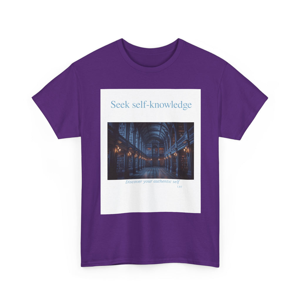 Seek Self-Knowledge T-Shirt — Moody Library Photo Graphic Tee