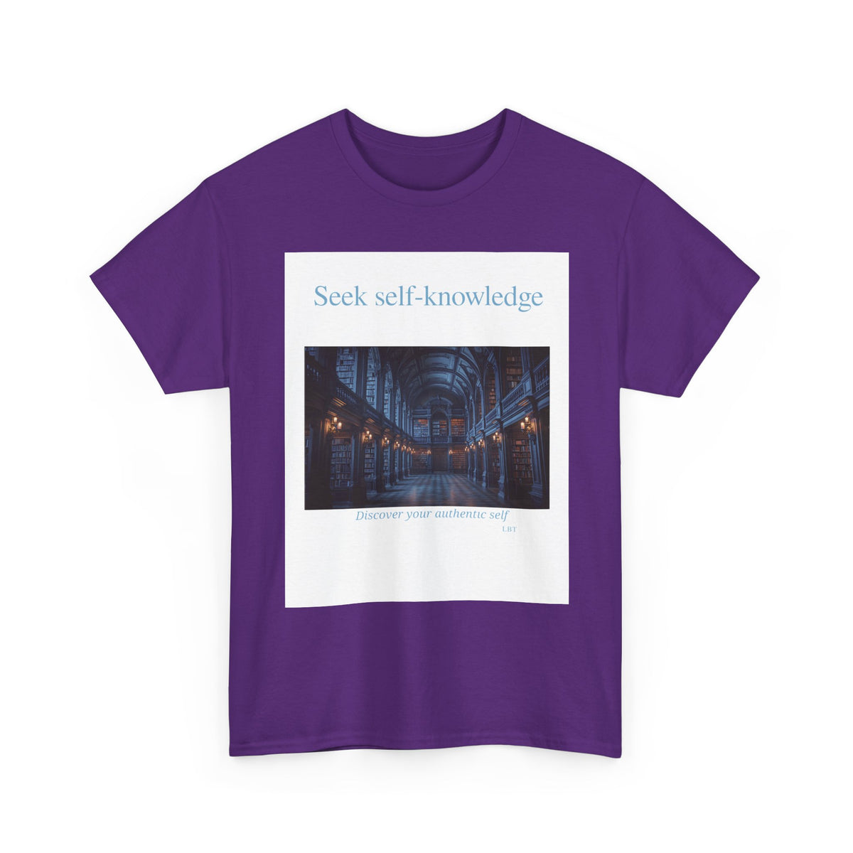 Seek Self-Knowledge T-Shirt — Moody Library Photo Graphic Tee