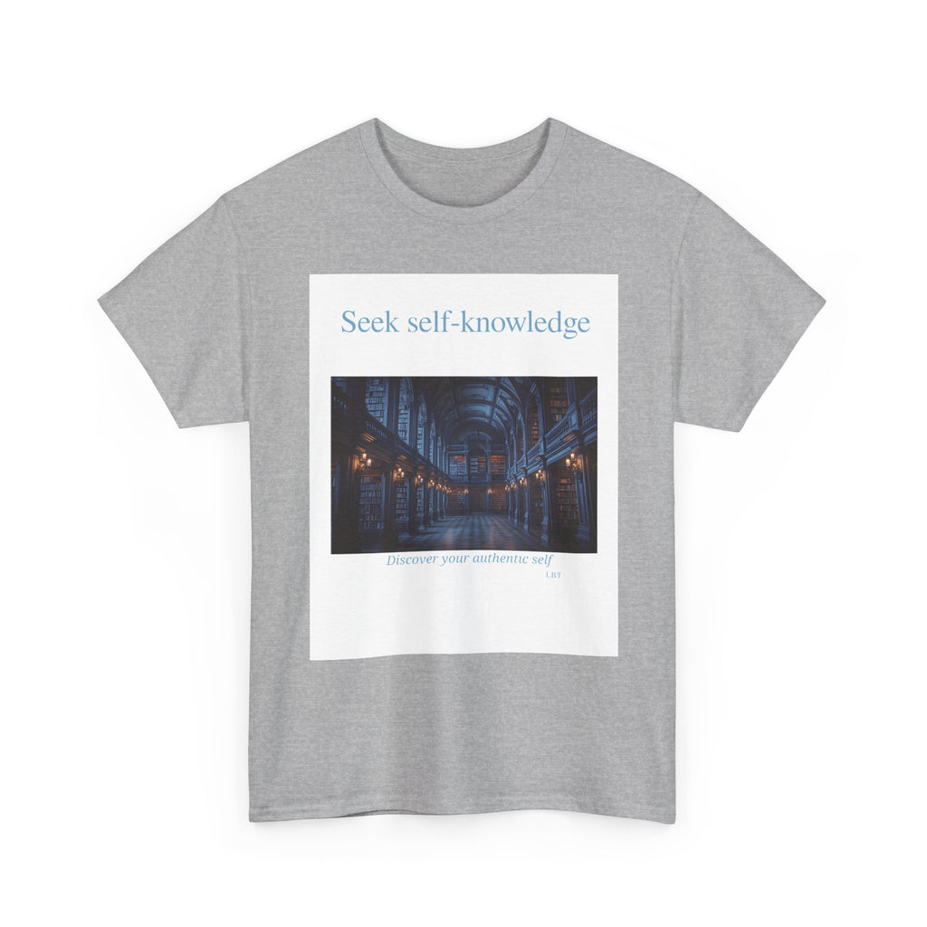 Seek Self-Knowledge T-Shirt — Moody Library Photo Graphic Tee